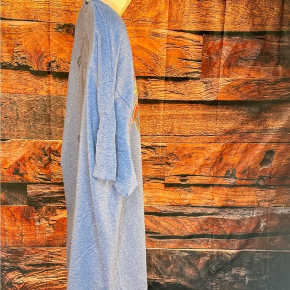 Harley-Davidson Blue Tee with Red Motorcycle Graphic - Picture 9 of 12